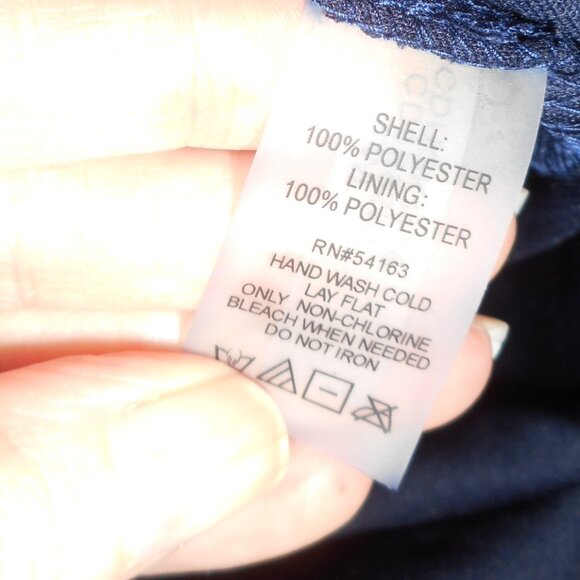 NWT Calvin Klein full sequins navy dress, size 4 - Picture 7 of 7